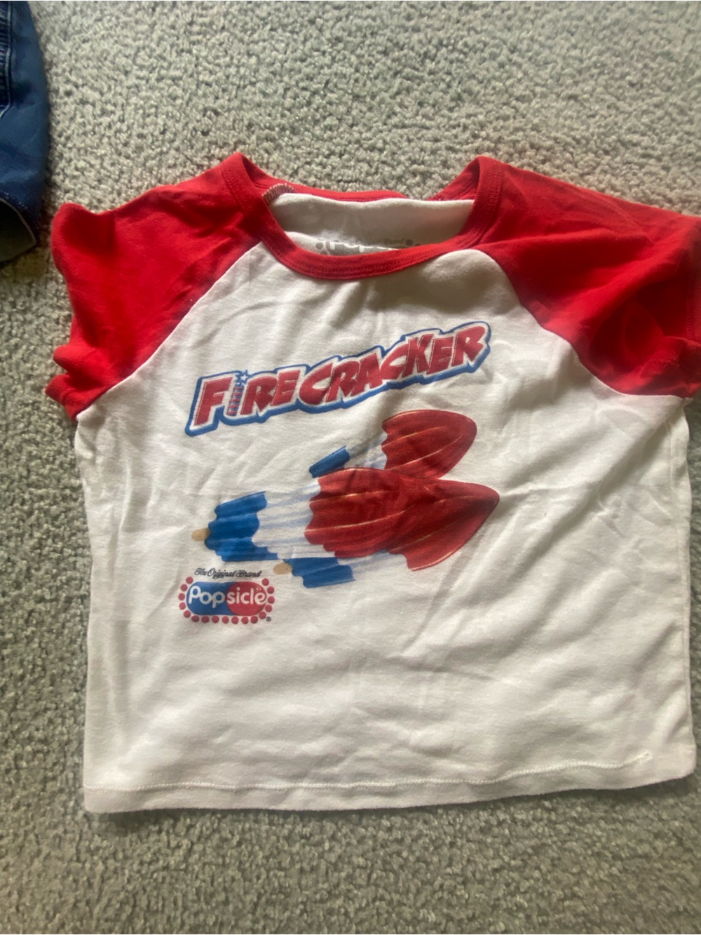 Target Red and White "Firecracker" Popsicle Graphic Tee